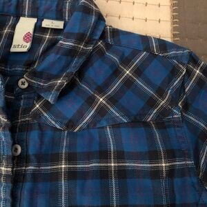 Stio brand Western style flannel shirt
